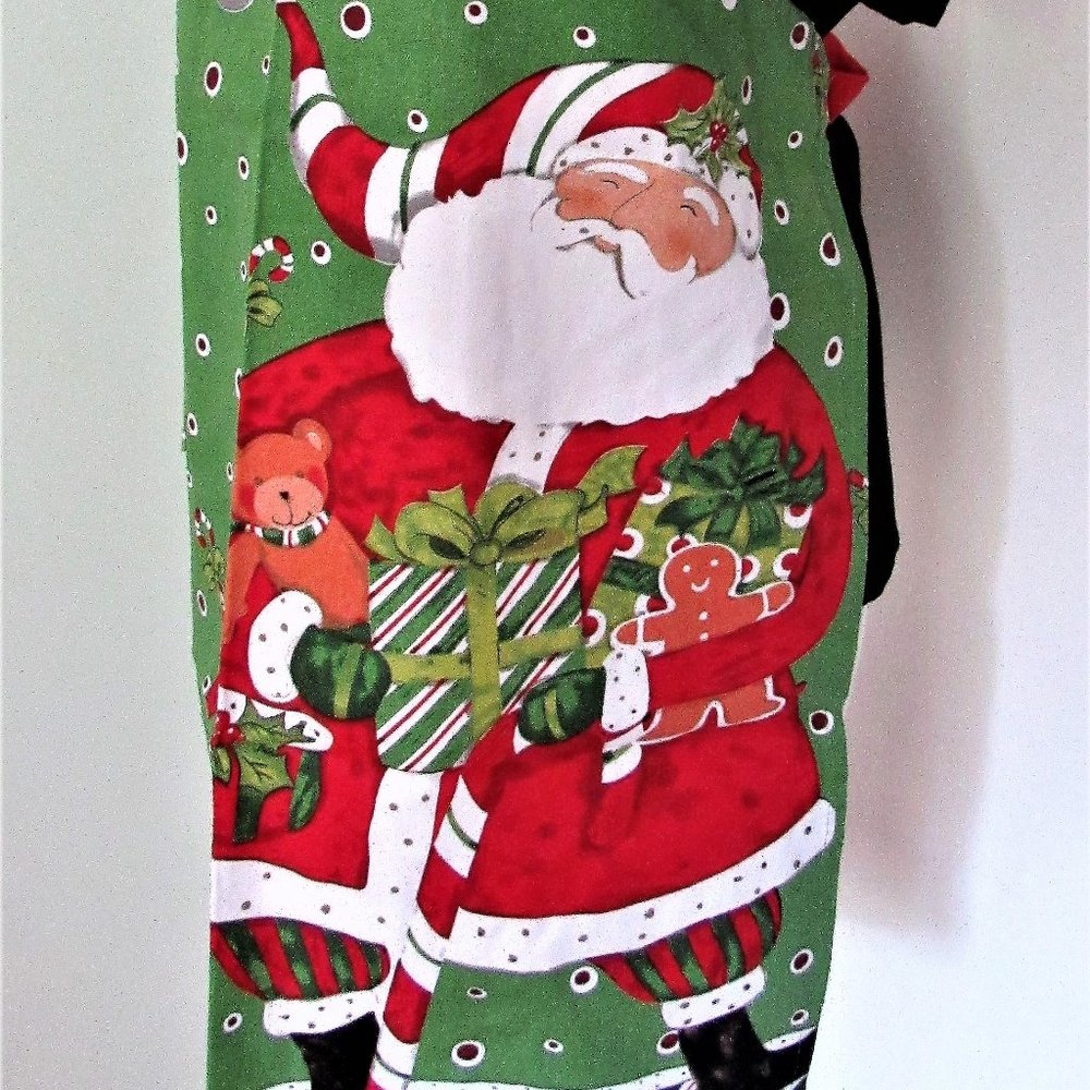 Kay Dee Christmas Candycane  Santa Apron